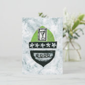 Martini Break Grußkarte Karte (Stehend Vorderseite)