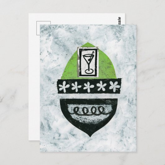 Martini Break Postcard Postkarte (Vorne/Hinten)