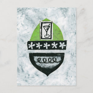 Martini Break Postcard Postkarte