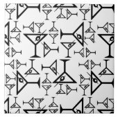 Martini-Brille CUSTOM HINTERGRUNDFARBE Fliese (Vorderseite)