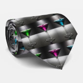 Martini-Brille Krawatte (Gerollt)