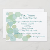 Martini Bubbles Einladung (Vorne/Hinten)