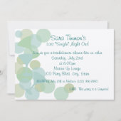 Martini Bubbles Einladung (Vorderseite)