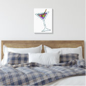 MARTINI CANVAS PRINTS LEINWANDDRUCK (Insitu (Schlafzimmer))