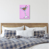 MARTINI CANVAS PRINTS LEINWANDDRUCK (Insitu (Schlafzimmer))
