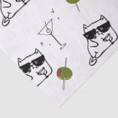 Martini Cat Tissue Seidenpapier (Detail)