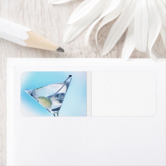 Martini Cocktail Address Labels (Insitu)
