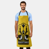 Martini Cocktail Art Deco Schürze (Getragen)