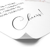 Martini Cocktail Bar Rezept Poster (Ecke)