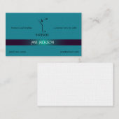 Martini Cocktail Barkeeper Vorlage Visitenkarte (Vorne/Hinten)