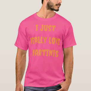 Martini Cocktail Booze Halloween Spooky Barkeeper T-Shirt