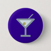 Martini Cocktail Button (Vorderseite)