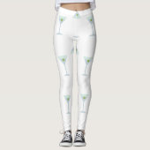 Martini-Cocktail Leggings (Vorderseite)