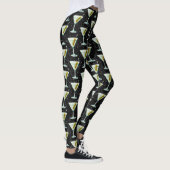 Martini Cocktail Muster Leggings (Rechts)