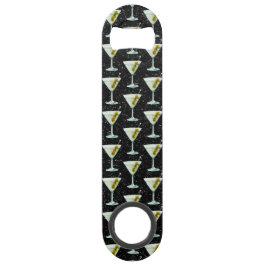 Martini Cocktail Muster Speed Flaschenöffner