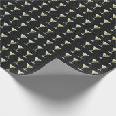 Martini Cocktail Muster Wrapping Paper Geschenkpapier (Ecke)