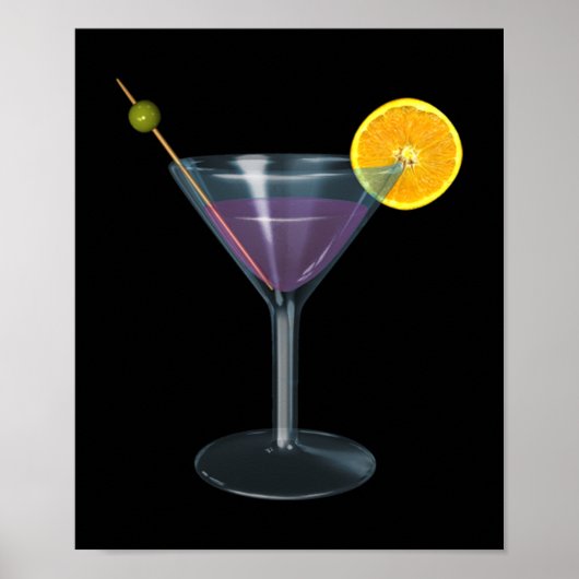 Martini Cocktail Poster - SRF (Vorne)
