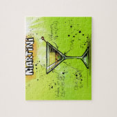 Martini Cocktail Rezept Puzzle (Vertikal)
