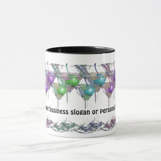 Martini-Cocktail Tasse (Zentrum)