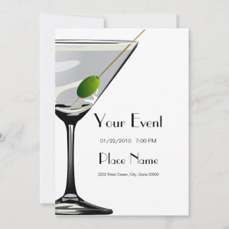Martini Cocktails Einladungvorlage Einladung