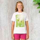 Martini Cocktails Girls T - Shirt