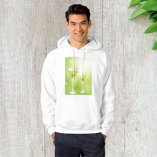 Martini Cocktails Mens Hoodie