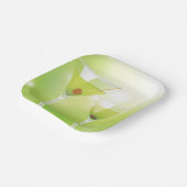 Martini Cocktails Paper Teller (Gewinkelt)