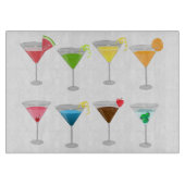 Martini-Cocktails Schneidebrett (Vorderseite)