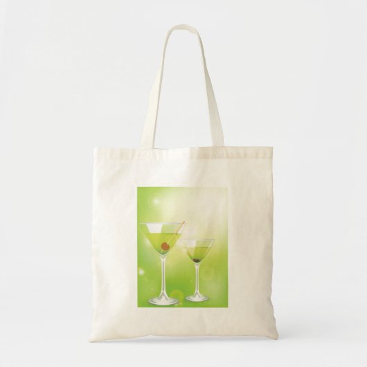 Martini Cocktails Tote Bag Tragetasche (Vorne)