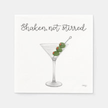 Martini-Cocktailservietten