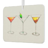 Martini Cosmo Cocktail Cocktails Personalisiertes  Autolufterfrischer (Links)