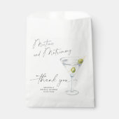 Martini Danke Brautparty Geschenktütchen (Vorderseite)