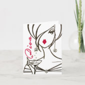 Martini Diva Card Karte (Vorderseite)