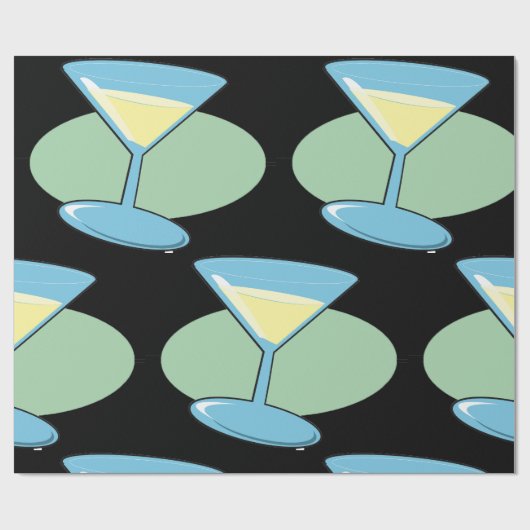 Martini Drink Geschenkpapier (Flach)