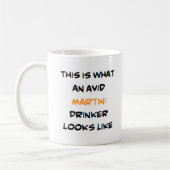 Martini drinker, begeistert kaffeetasse (Links)