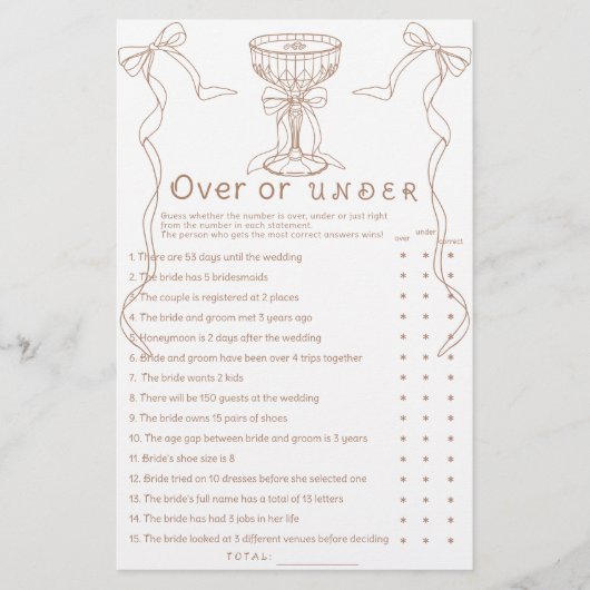 Martini Espresso-Hand, über oder unter Spiel (Vorderseite)