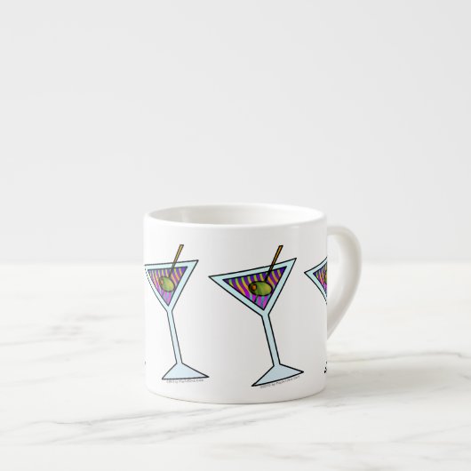 MARTINI-ESPRESSO-SCHALE ESPRESSOTASSE (Vorderseite Rechts)