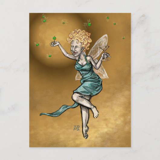 Martini Fairy Postkarte (Vorderseite)