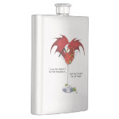 Martini Fantasy Red Dragon Flachmann (Rechts)