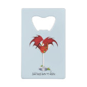 Martini Fantasy Red Dragon Geldbeutel Flaschenöffner (Rückseite)