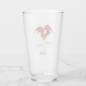 Martini Fantasy Red Dragon Glas (Rückseite)