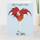 Martini Fantasy Red Dragon Karte (Vorderseite)