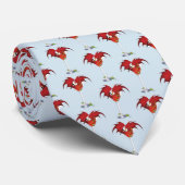 Martini Fantasy Red Dragon Krawatte (Gerollt)