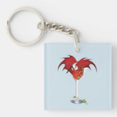 Martini Fantasy Red Dragon Schlüsselanhänger (Vorderseite)
