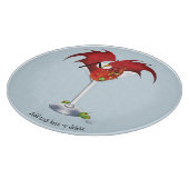 Martini Fantasy Red Dragon Schneidebrett (Ecke)
