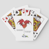 Martini Fantasy Roter Drache Spielkarten (Rückseite)