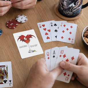 Martini Fantasy Roter Drache Spielkarten