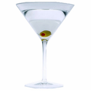 Martini-Foto-Skulptur Freistehende Fotoskulptur