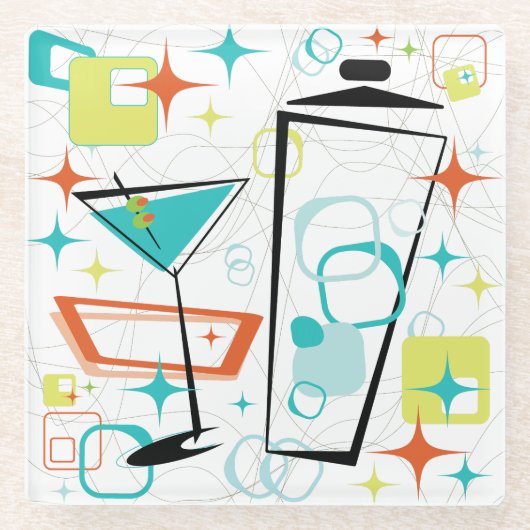 Martini Gehen-Gehen! Glasuntersetzer (Vorderseite)