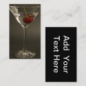 Martini-GetränkeVisitenkarte Visitenkarte (Vorne/Hinten)